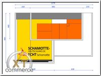 Grundofen-Kachelofen-Speicherofen-Bausatz Optitherm Typ 2-46